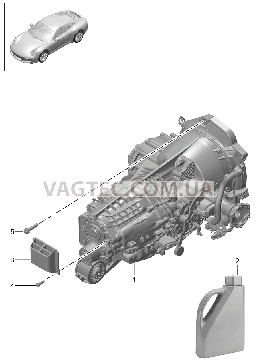 302-000 Мкпп, Заменная коробка передач
						
						G91.05, G91.06, G91.35 для PORSCHE 911.Carrera 2017-2018USA