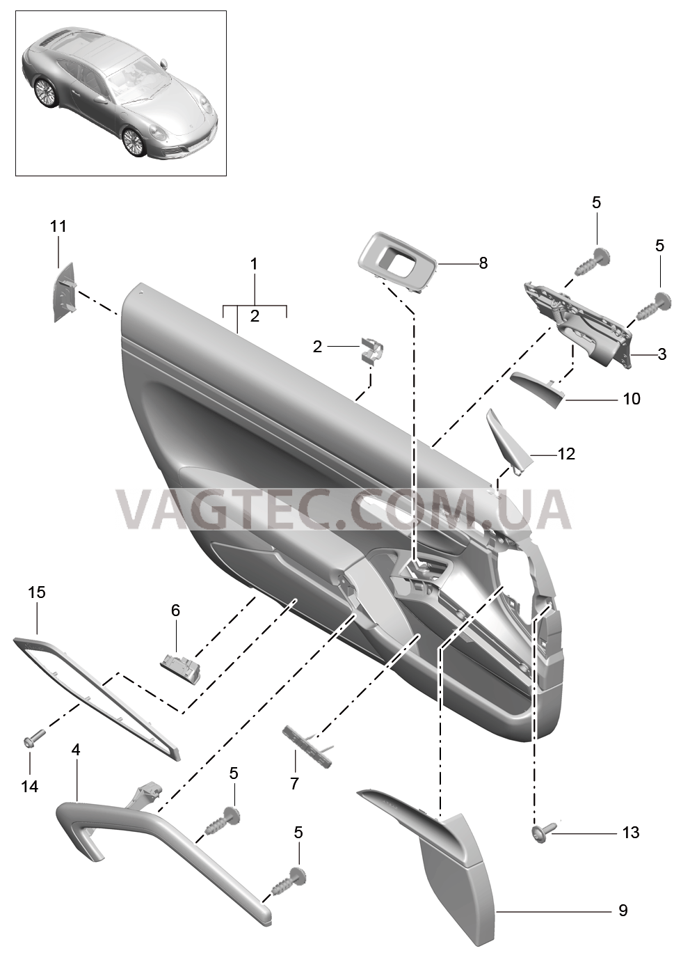 808-020 Обшивка двери, Детали, Кожа, Декоративн.панель, Кожа
						
						IXWA/981 для PORSCHE 911.Carrera 2017-2018USA