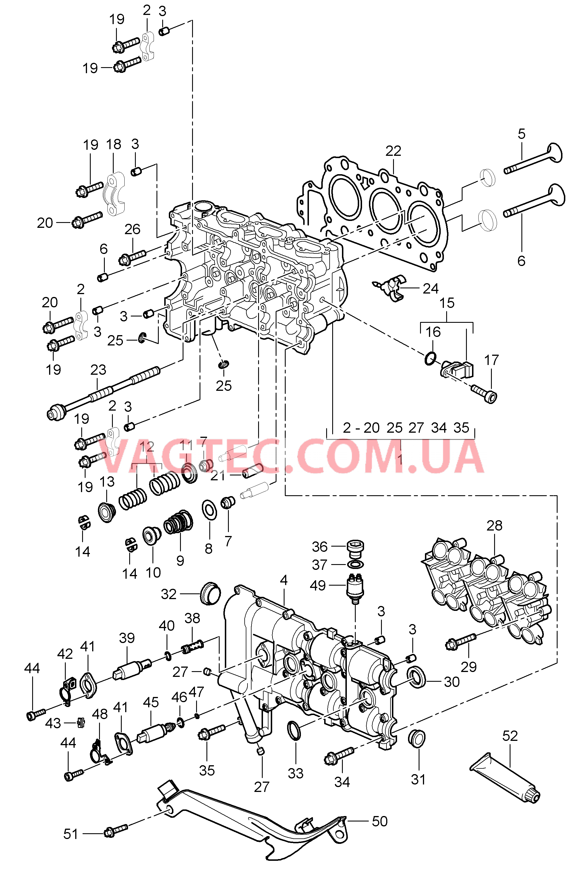 103-000 Гбц
						
						M96.25/26, M97.20/21/22 для PORSCHE Boxster 2005-2008USA