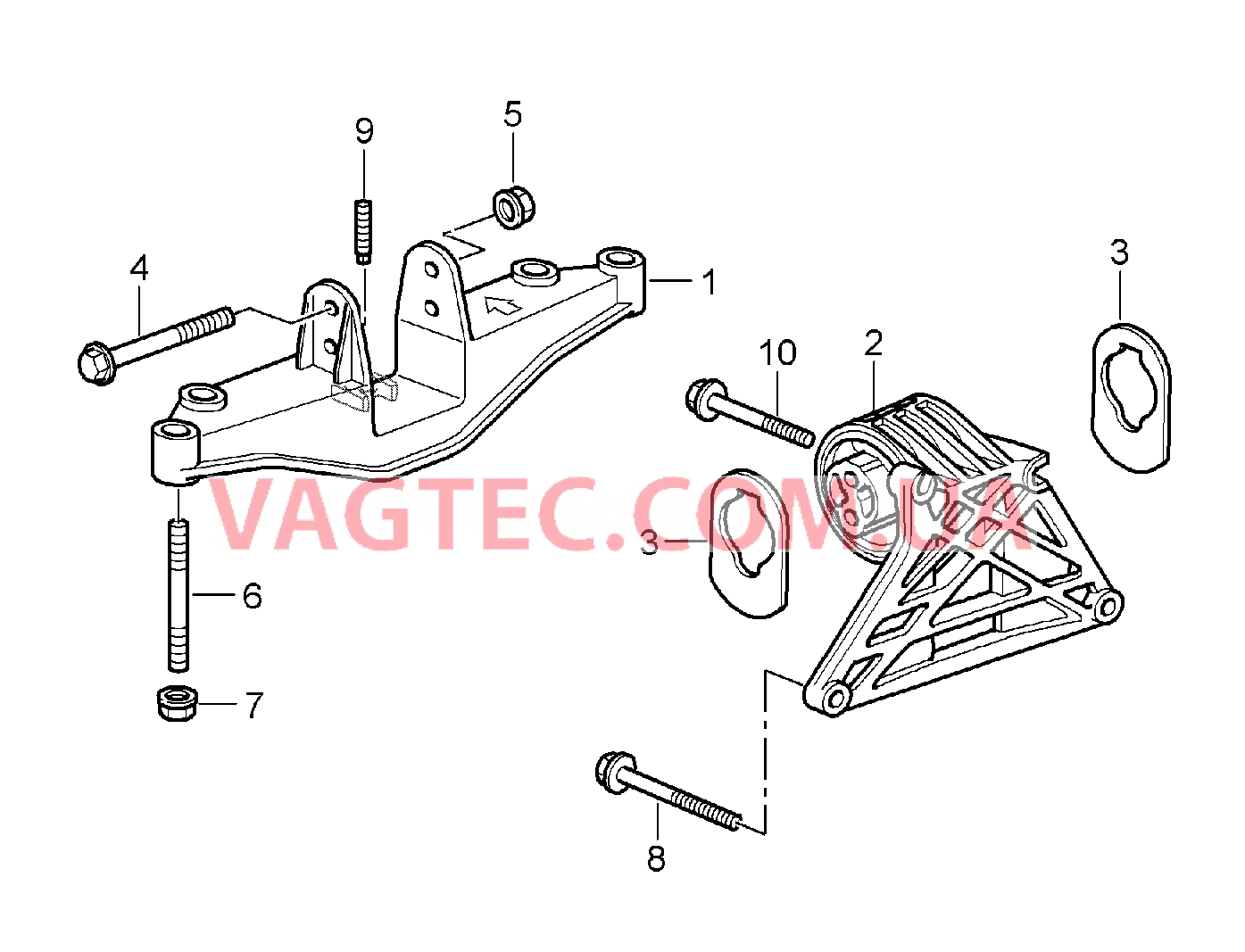 109-000 Подвеска двигателя
						
						M96.25/26, M97.20/21/22 для PORSCHE Boxster 2005-2008