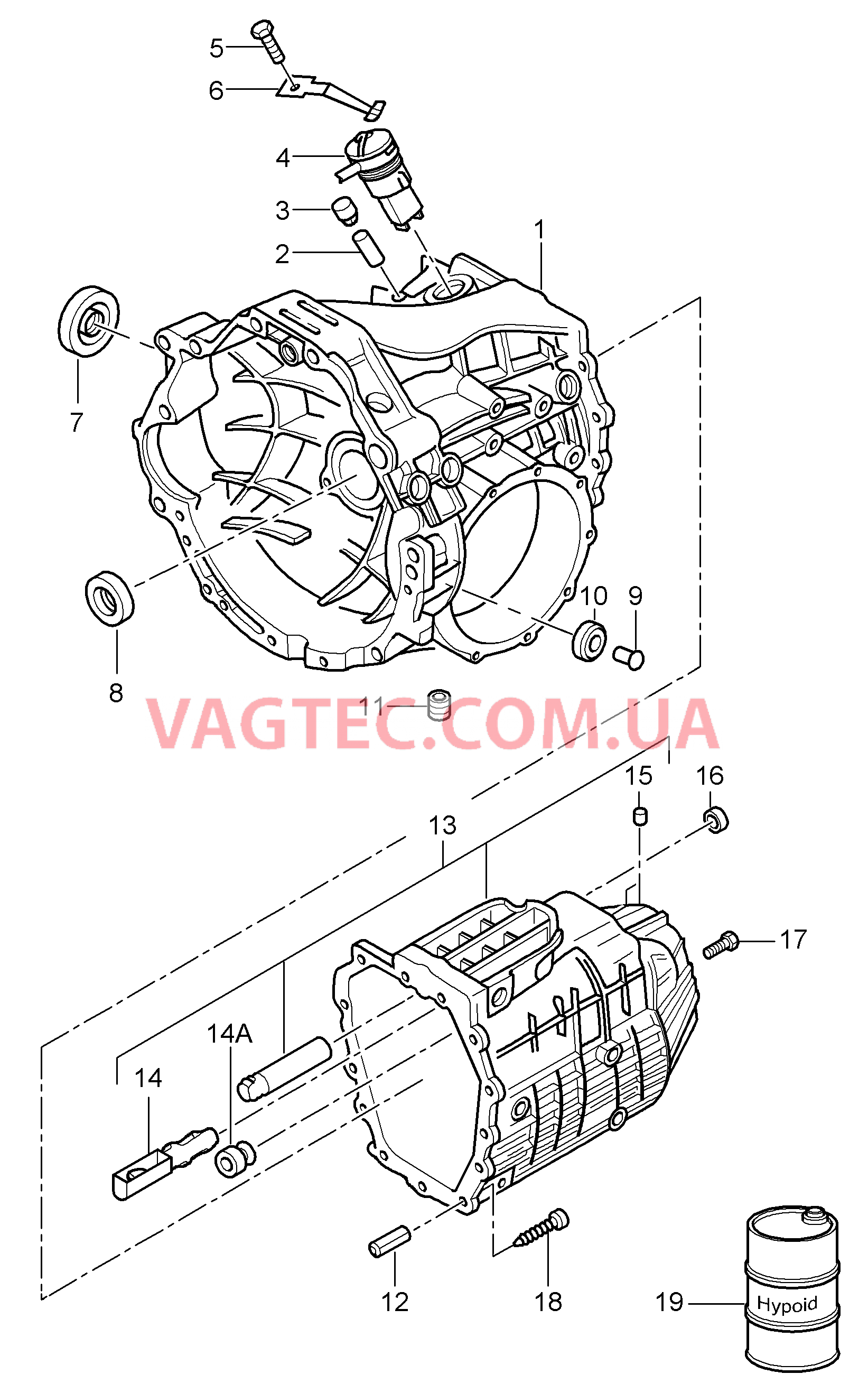 302-000 Заменная коробка передач, Картер КП
						
						G87.01, I481 для PORSCHE Boxster 2005-2008