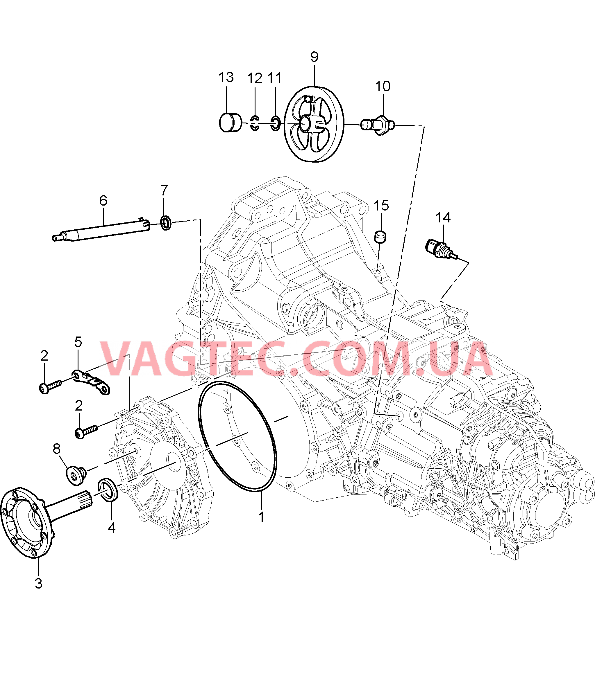 302-005 Заменная коробка передач, Отдельные детали
						
						G87.20/21, I480 для PORSCHE Boxster 2005-2008