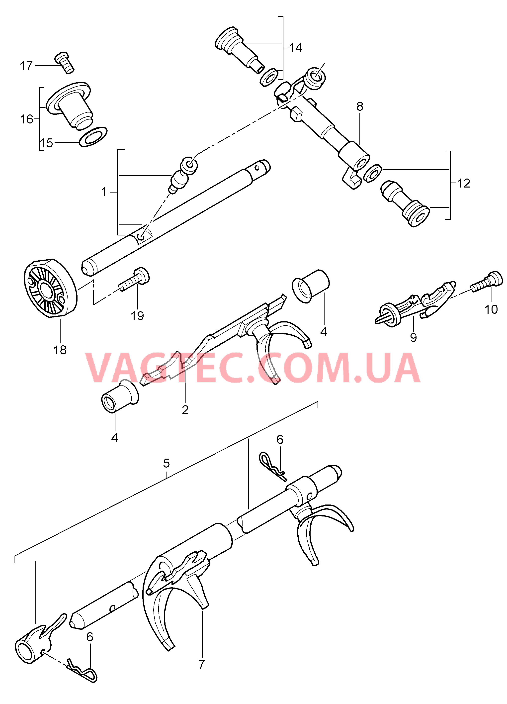 304-000 Мкпп, Тяги перекл.перед., Вилка переключ.передач
						
						G87.01, I481 для PORSCHE Boxster 2005-2008