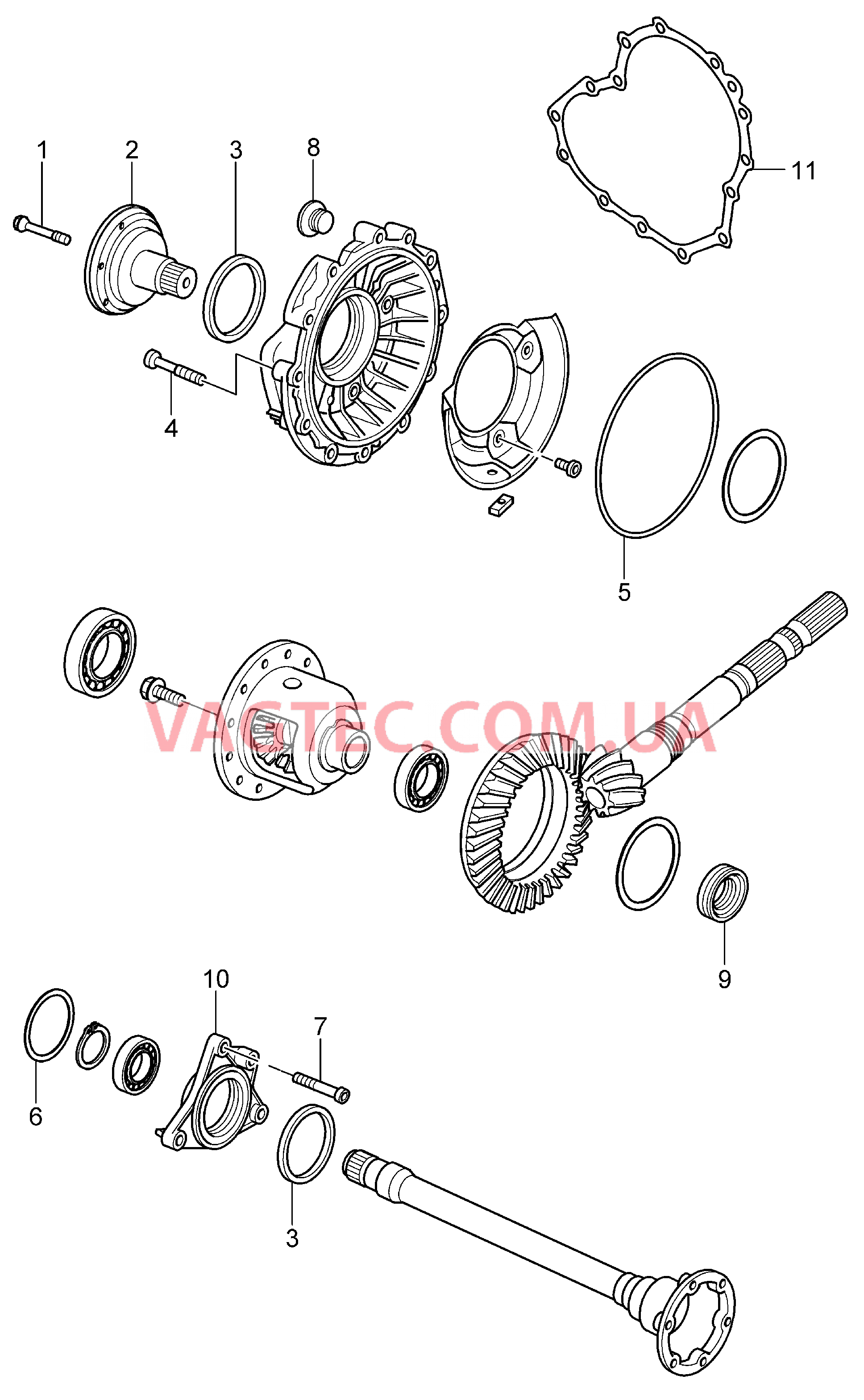 320-003 TIPTRONIC, Дифференциал, Корпус дифференциала
						
						I249 для PORSCHE Boxster 2005-2008USA