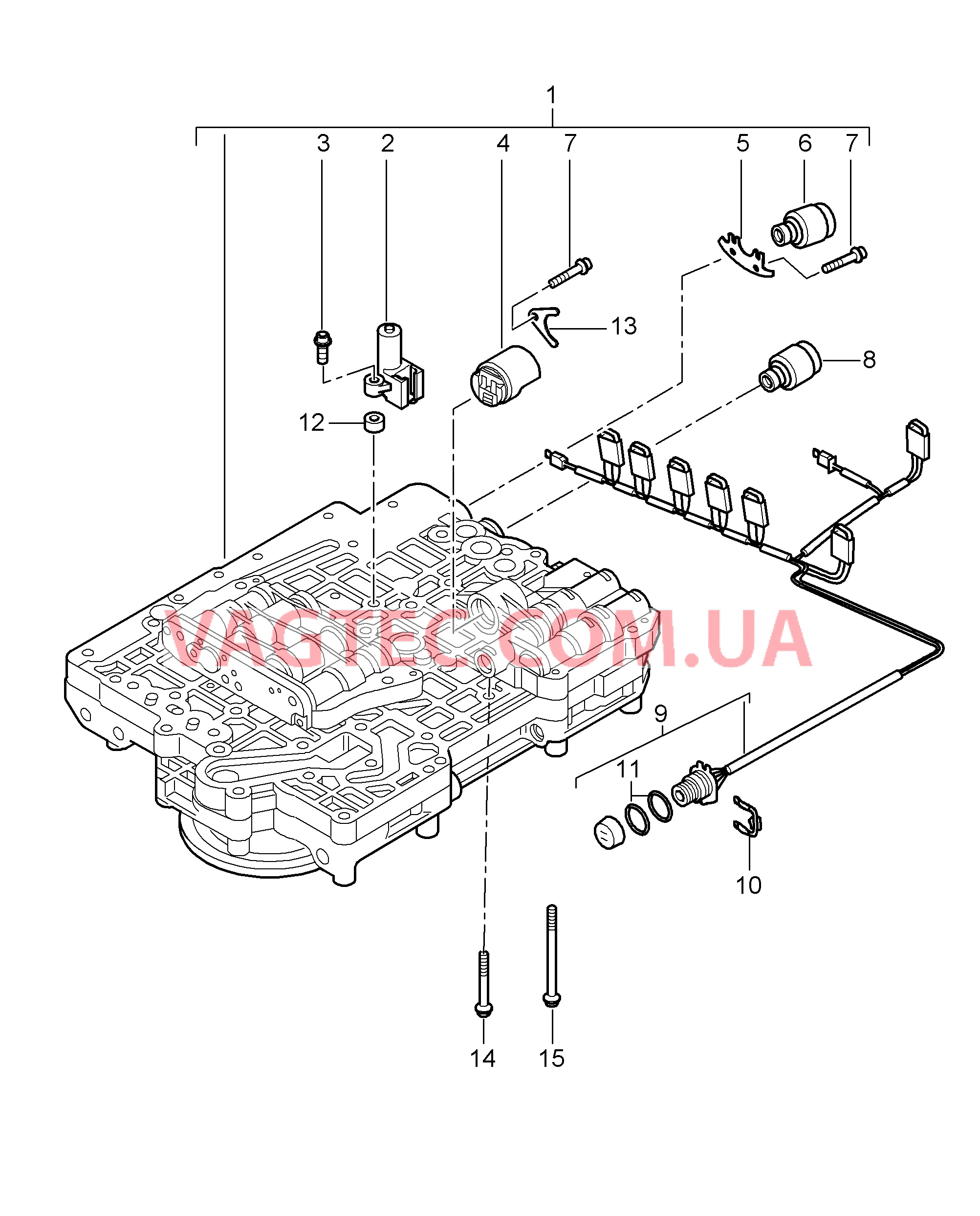 340-002 TIPTRONIC, Элемент переключ., Электромагн.клапан, Регулятор давления
						
						I249 для PORSCHE Boxster 2005-2008USA