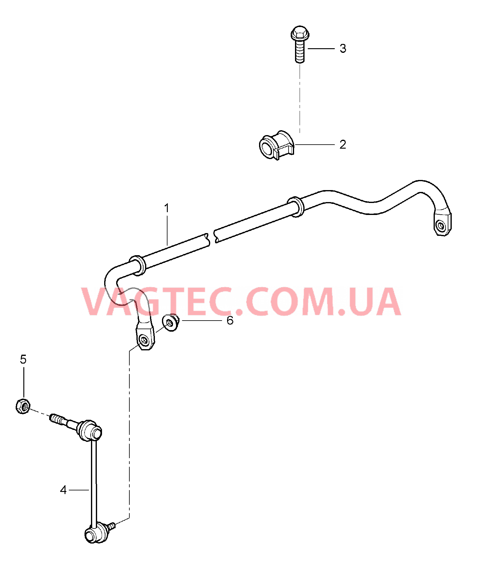 402-005 Стабилизатор для PORSCHE Boxster 2005-2008USA