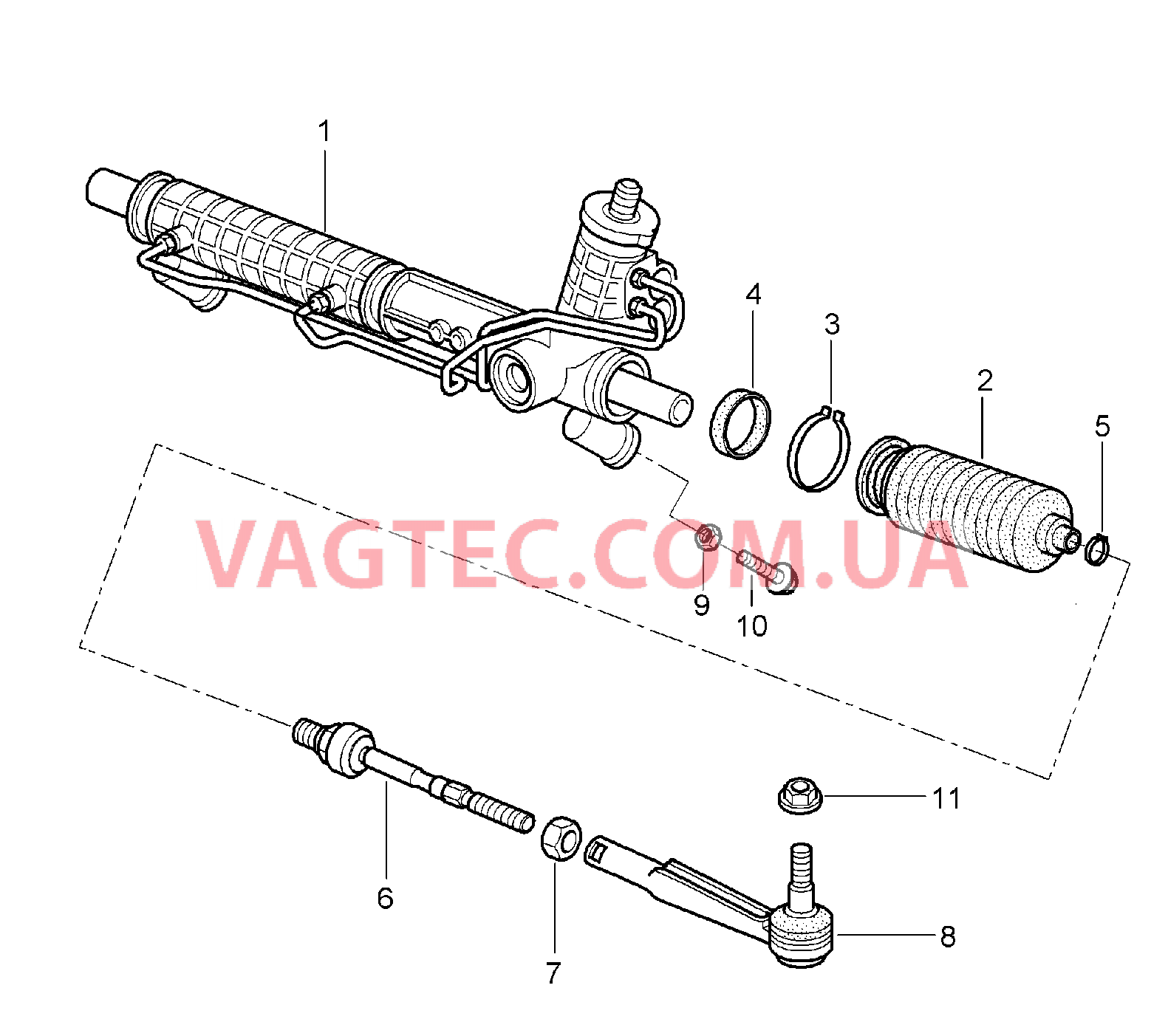 403-000 Рул.управ.с усилителем, Рулевой механизм, Элементы управления для PORSCHE Boxster 2005-2008