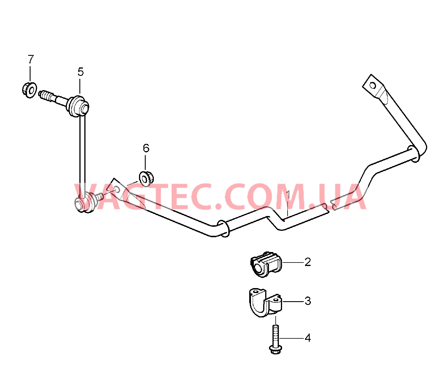 501-003 Стабилизатор для PORSCHE Boxster 2005-2008USA