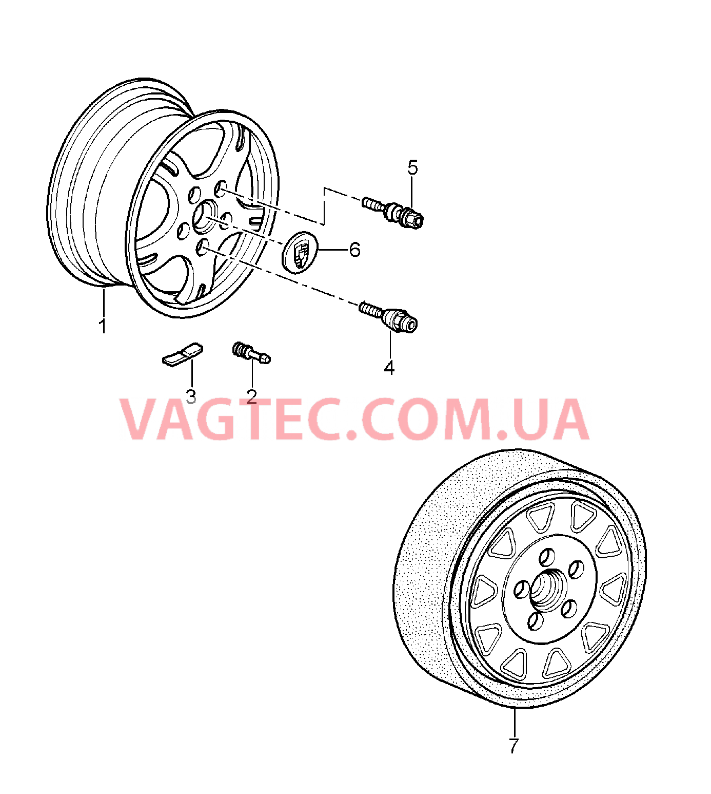 601-000 Колеса для PORSCHE Boxster 2005-2008USA