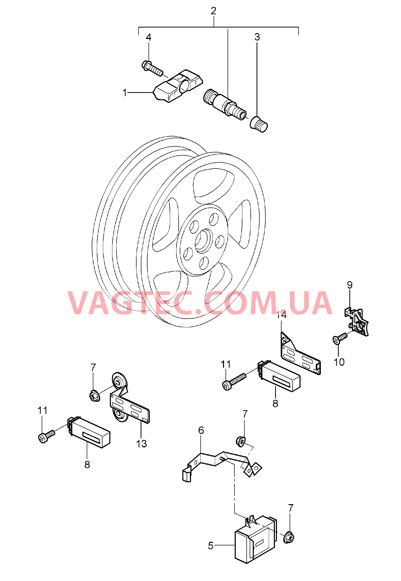 601-005 Сис.контр.дав.возд.в шин.
						
						I482/483 для PORSCHE Boxster 2005-2008USA