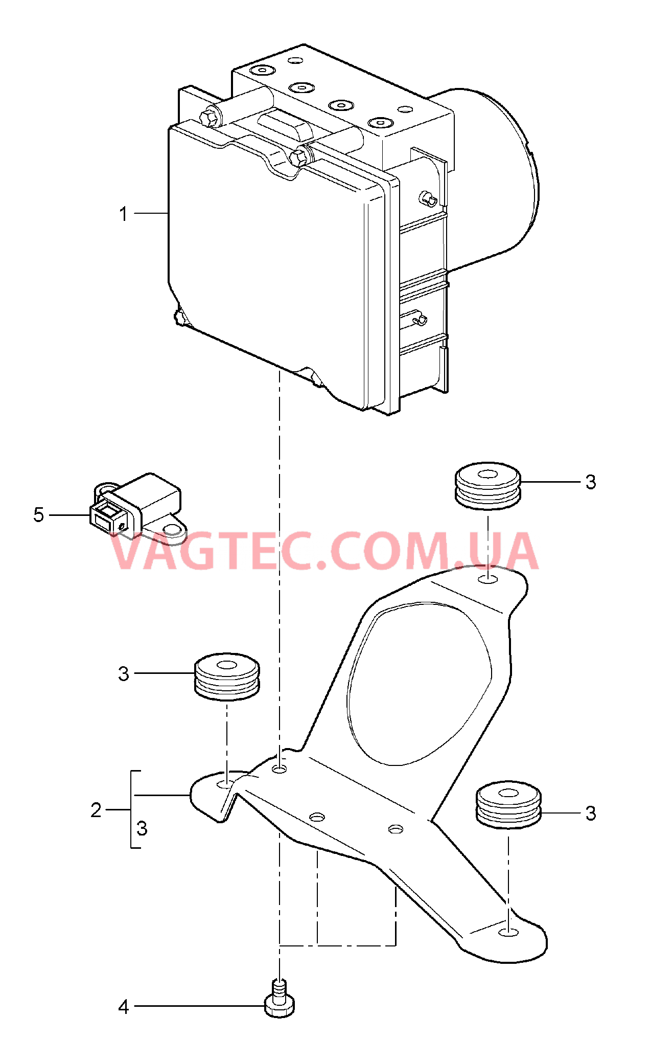 605-000 Гидравлич.модуль, ABS, Управление для PORSCHE Boxster 2005-2008