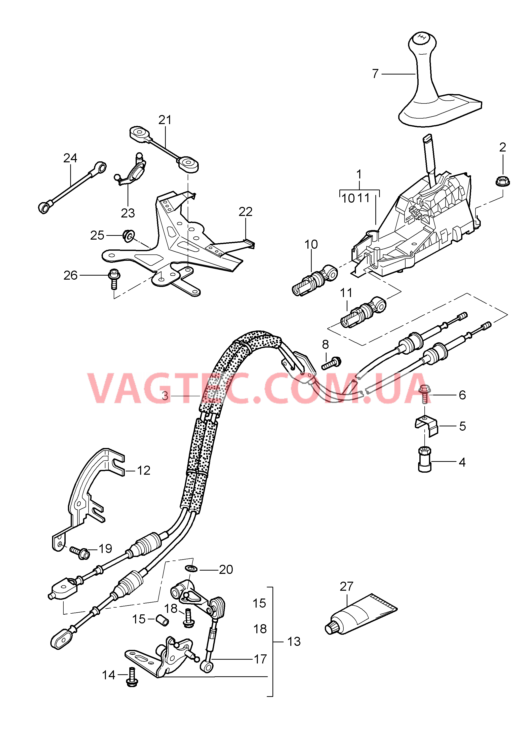 701-000 Механизм перекл.передач, Мкпп
						
						I480/481 для PORSCHE Boxster 2005-2008USA