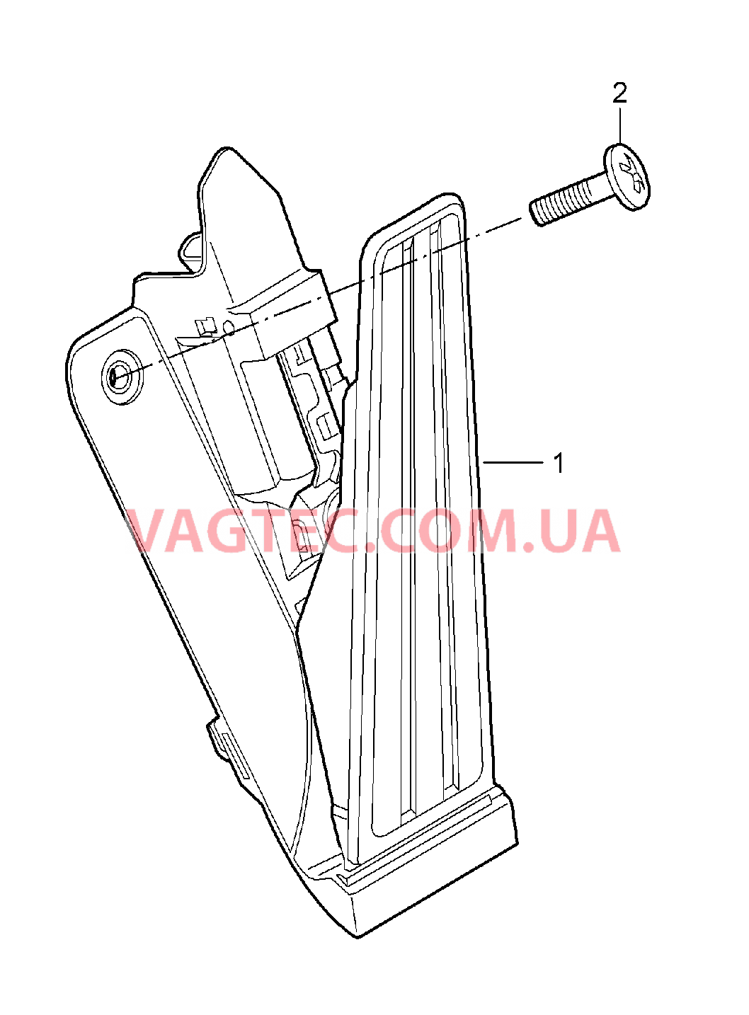 702-010 Педальный механизм, Привод акселератора для PORSCHE Boxster 2005-2008