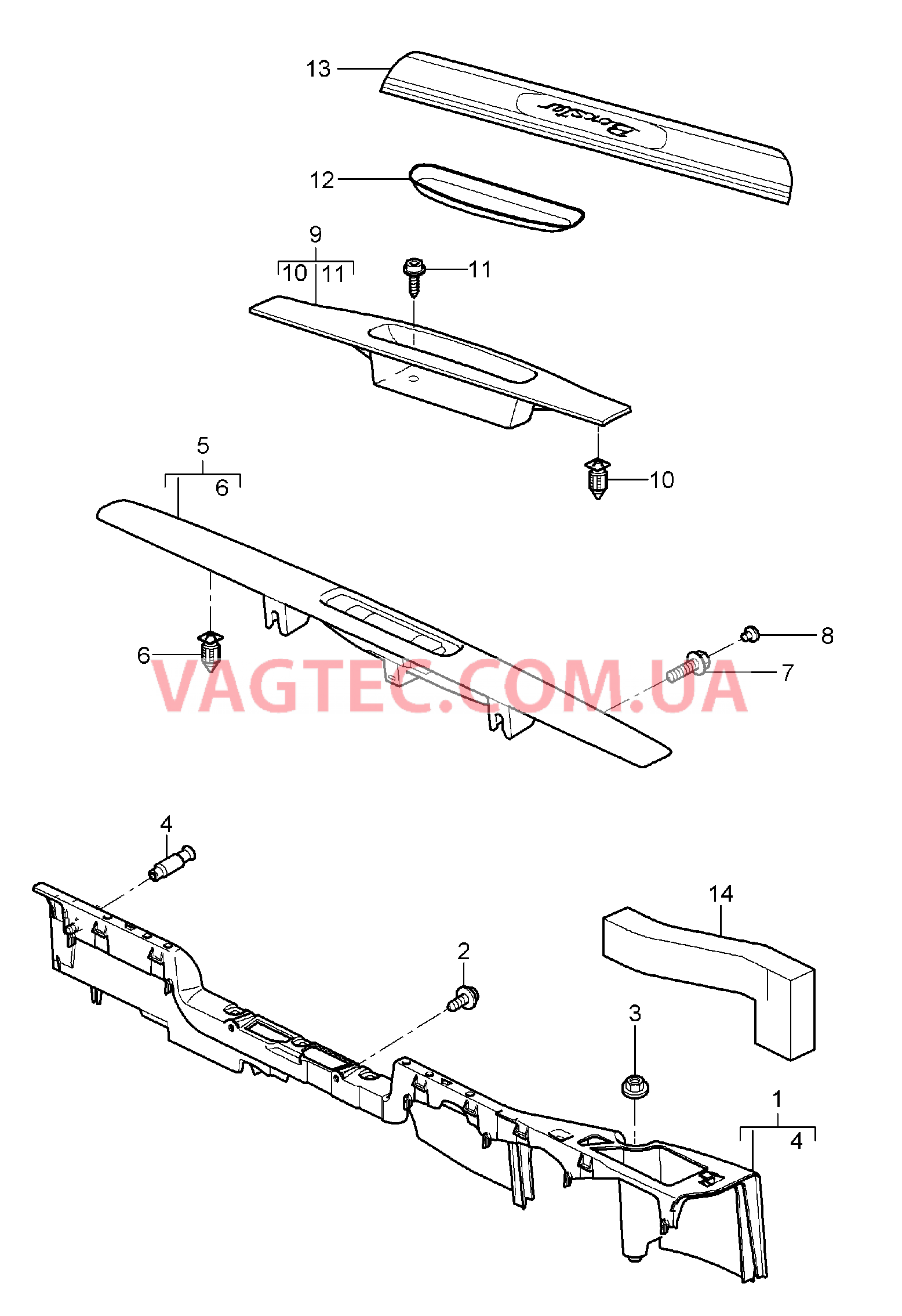 807-003 Обшивка, Порог для PORSCHE Boxster 2005-2008