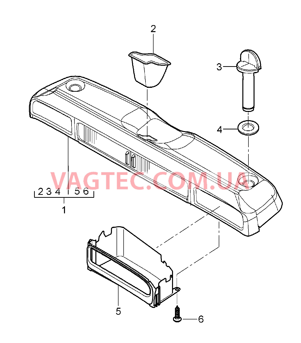 807-007 Отсек для вещей
						
						I584 для PORSCHE Boxster 2005-2008