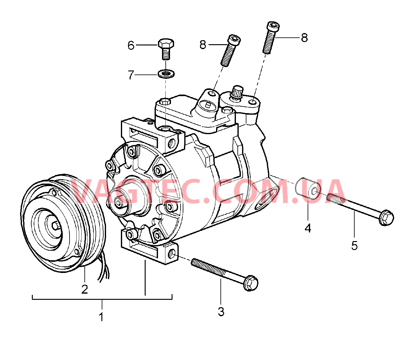 813-015 Компрессор для PORSCHE Boxster 2005-2008