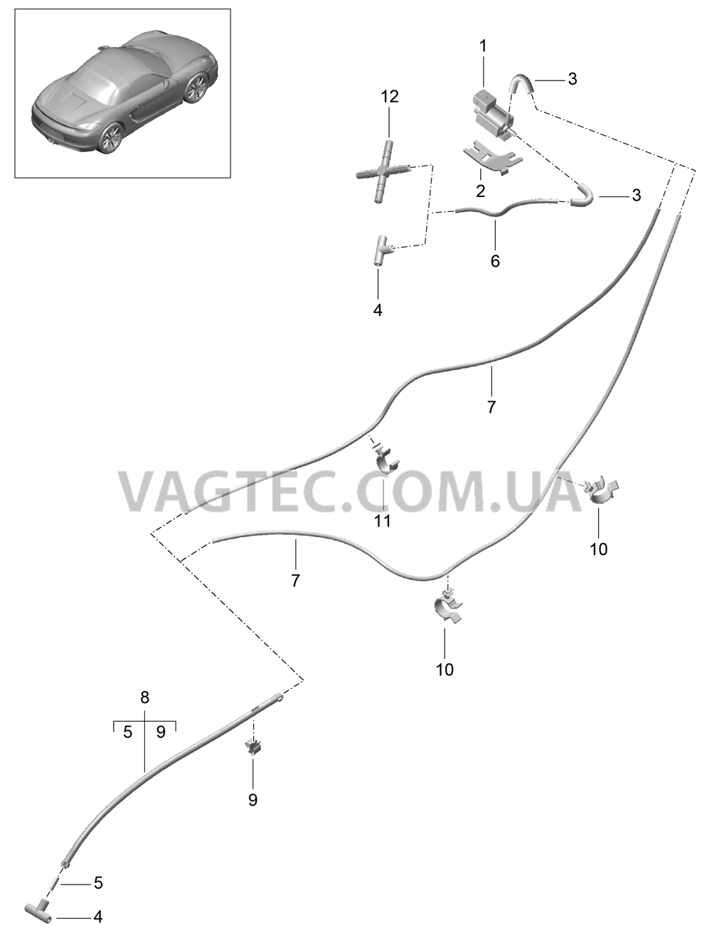 202-015 Выпускная система, Спорт, Управление
						
						IXLF для PORSCHE Boxster 2012-2016USA