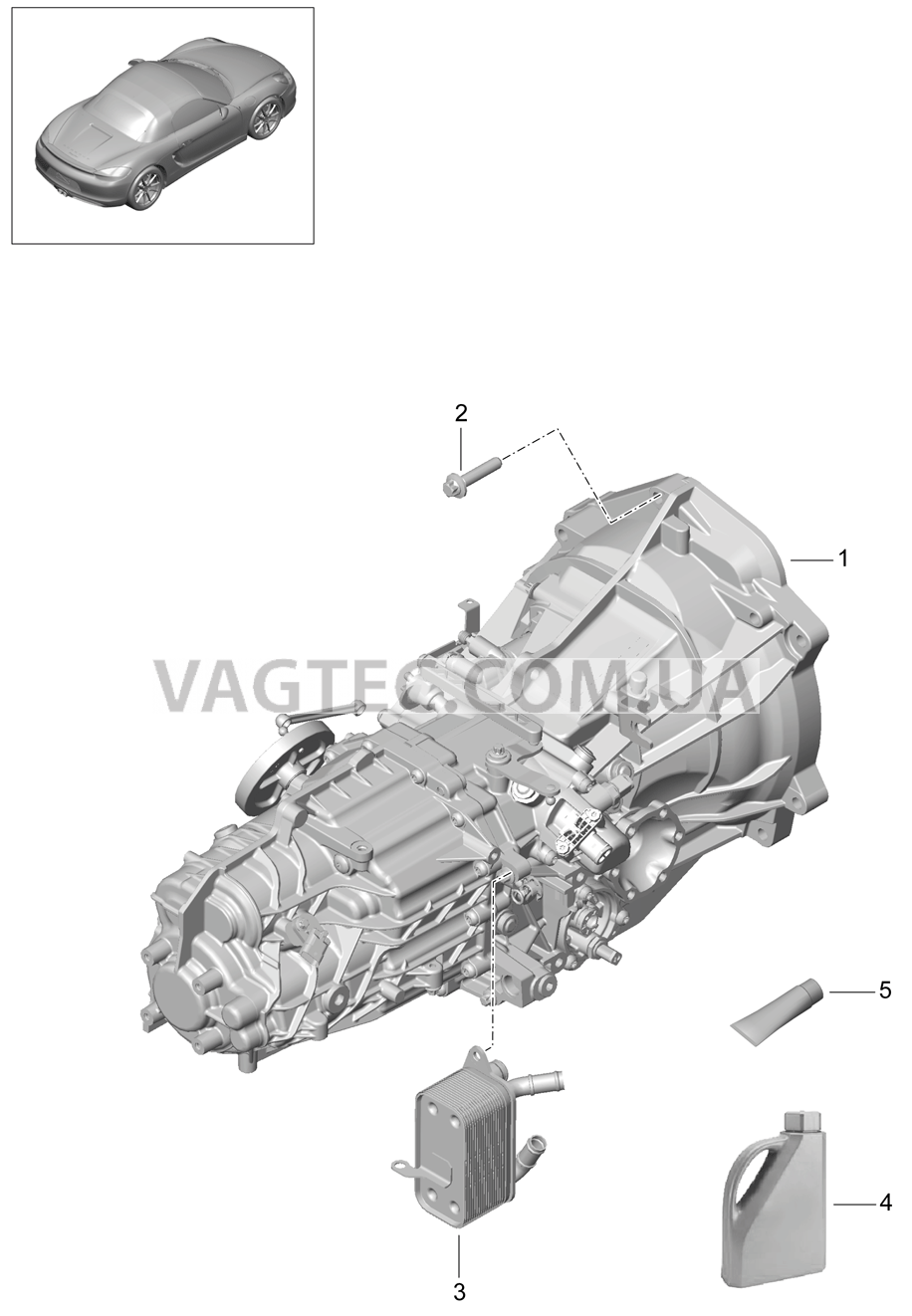 302-000 Мкпп, Заменная коробка передач
						
						G81.00, G81.20 для PORSCHE Boxster 2012-2016