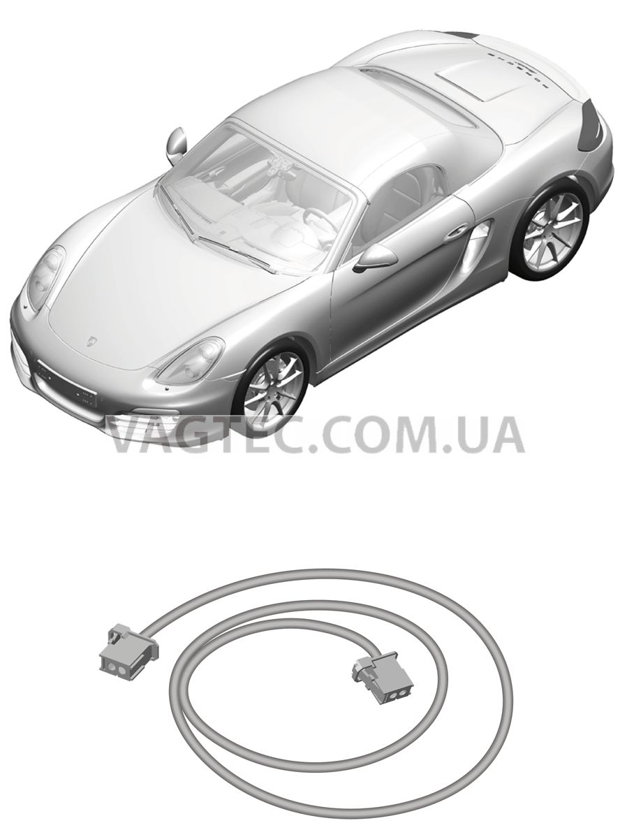 902-050 Световод для PORSCHE Boxster 2012-2016