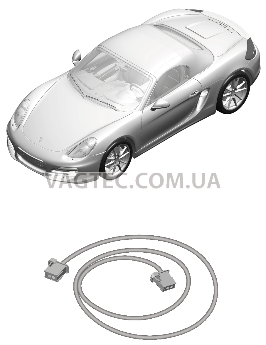 902-060 Жгуты проводов, Подушка безопасности, Ремень безопасности для PORSCHE Boxster 2012-2016