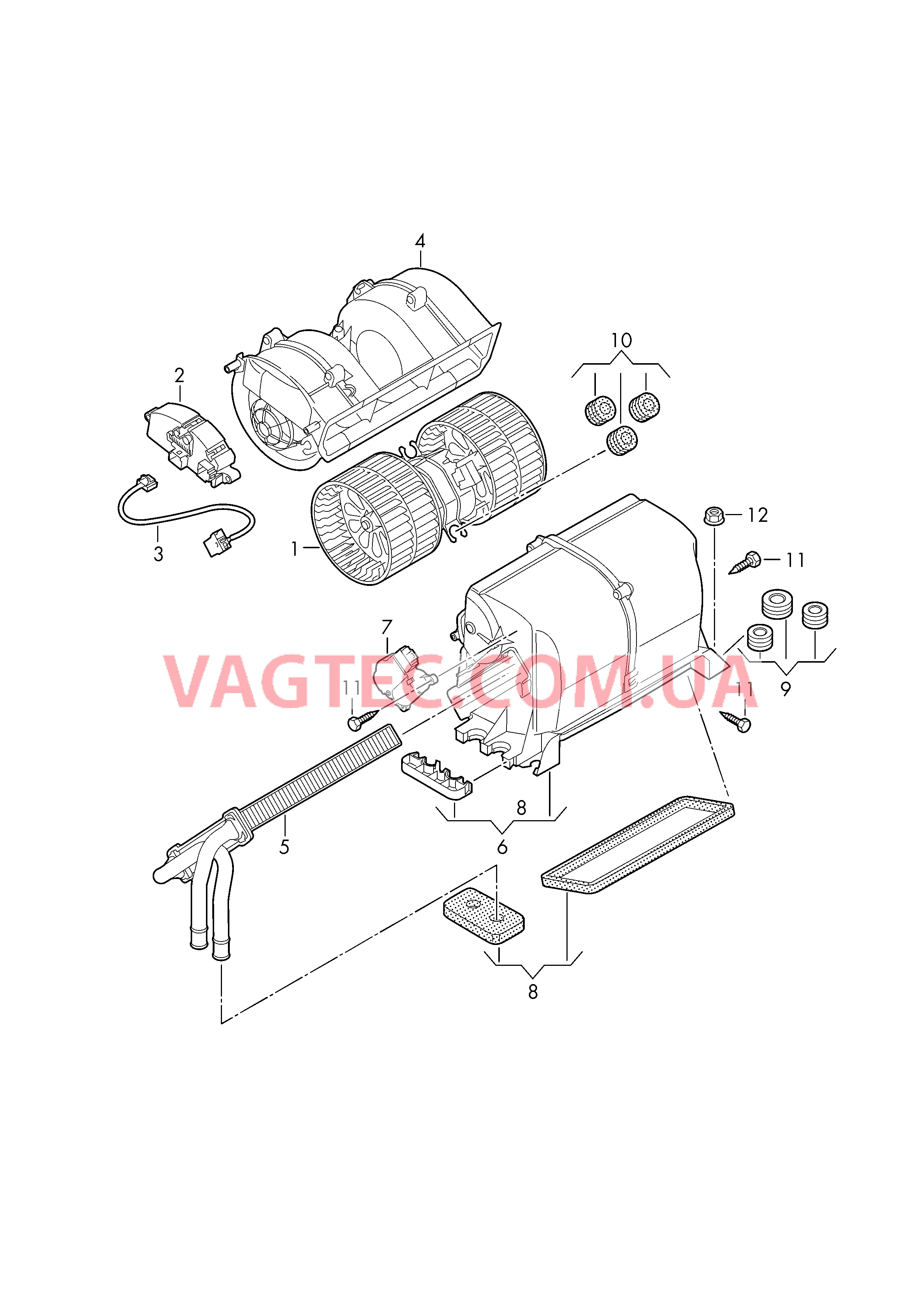 Отопление для салона  для VOLKSWAGEN Crafter 2018