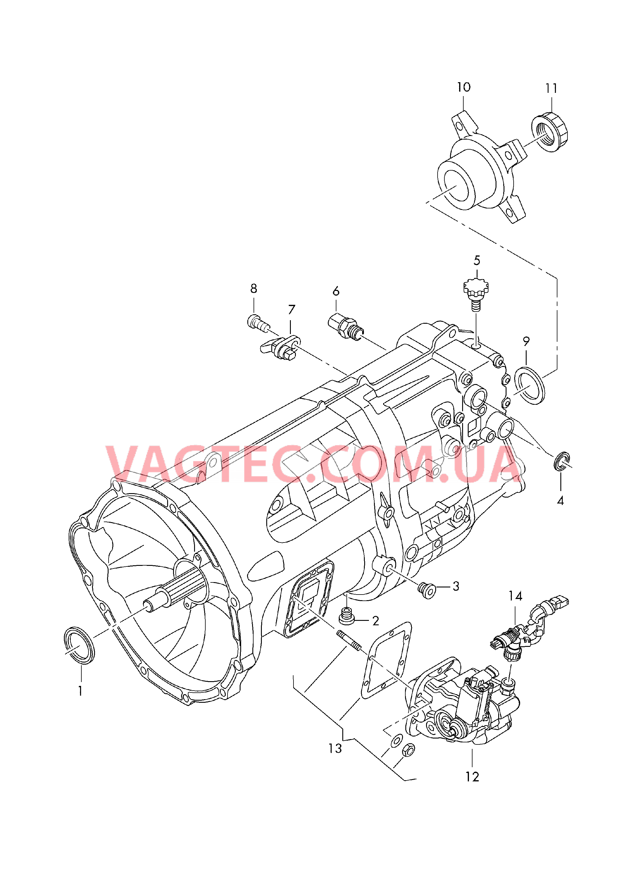 Наружные компоненты для Коробка передач  для VOLKSWAGEN Crafter 2018