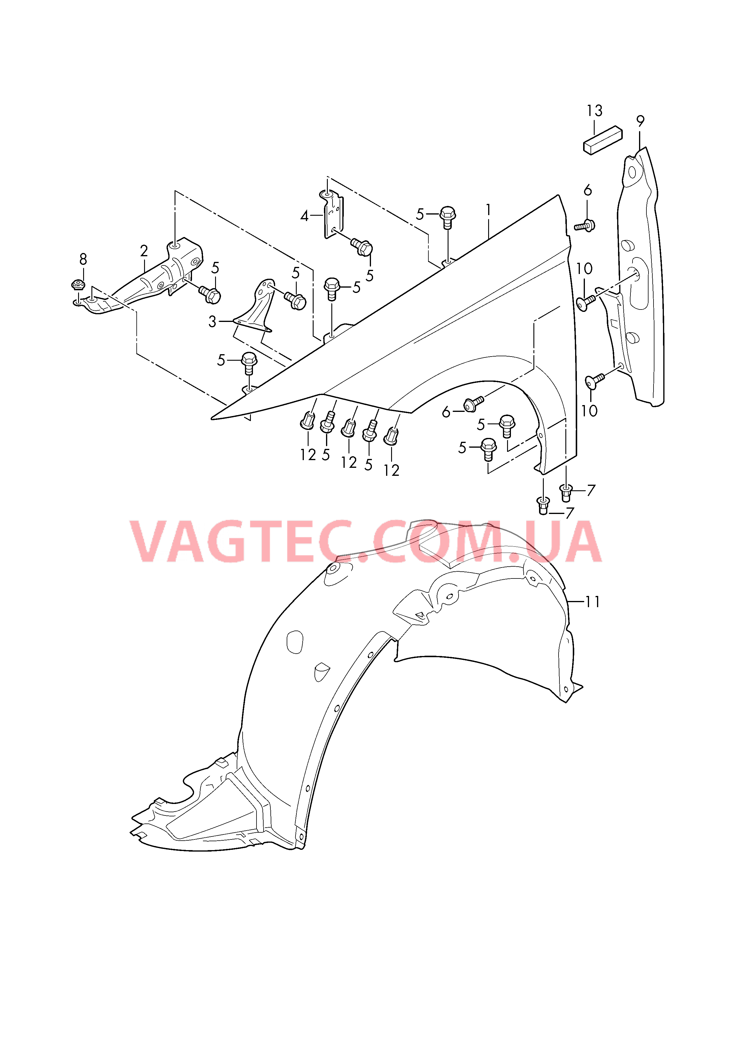 Kрыло  для SEAT Ibiza 2019